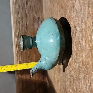 Vintage Turquoise Glazed Sake Pot